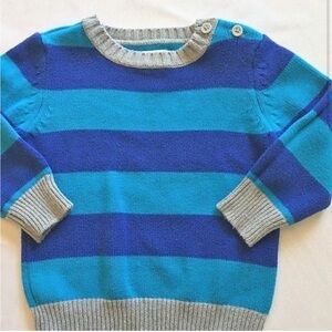 Children’s Place Blue and Gray Striped Sweater